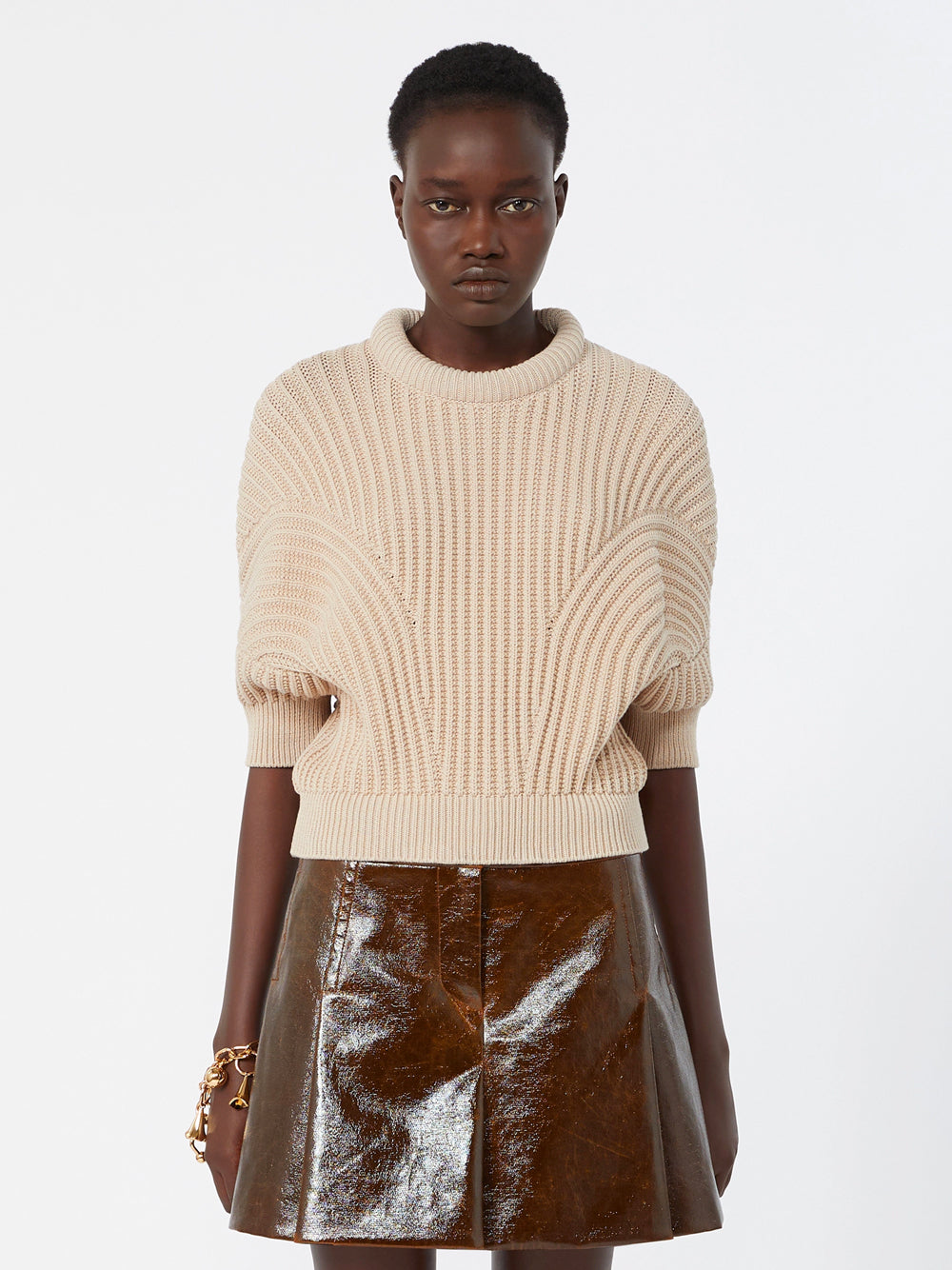 Sportmax MAGLIA - Nude & Neutrals | 4b074aff4fead1b03a7bfcb8fb8bf46450638c50