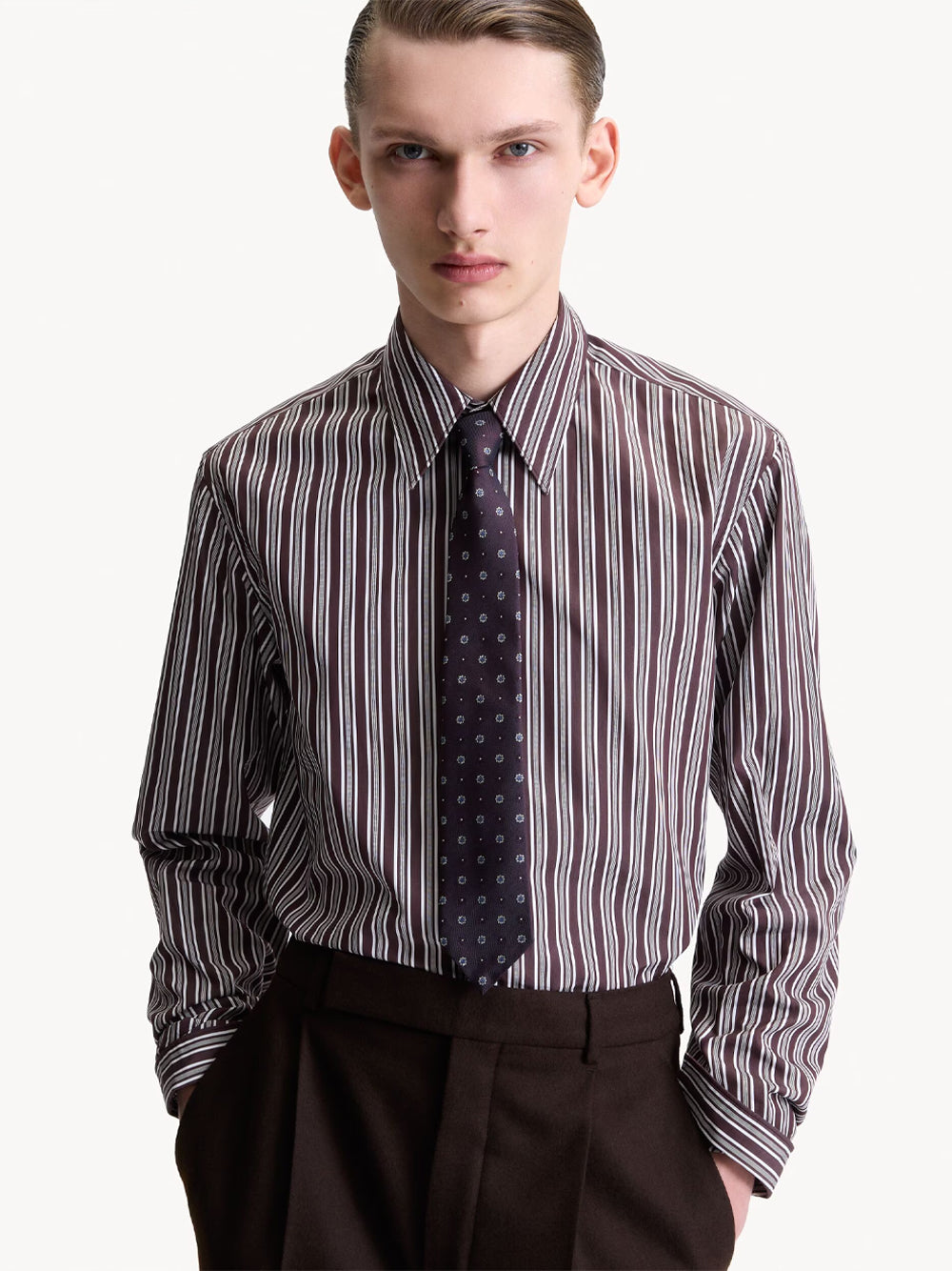 Saint Laurent Paris Ties - Red | 36e291f4a7f3d932c09567dd194999b349c76624
