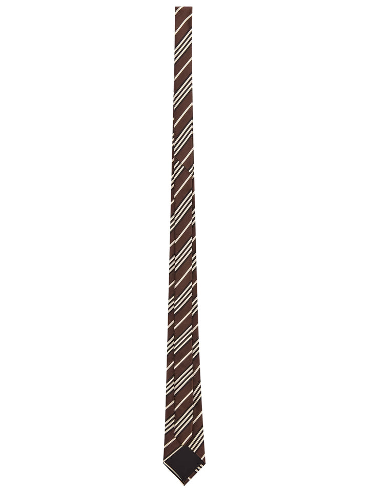 Saint Laurent Paris Ties - Brown | ca532d97ef10c32377ec897fec1448e48c84f79e