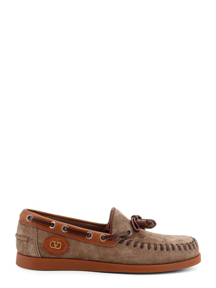 Valentino Garavani Flat shoes - DARK KHAKI-TOBACCO/BARK BROWN | ac059b34dda343f7a8c22d5699f253f34e4f9783