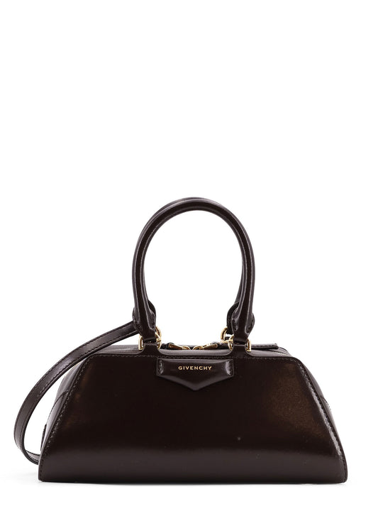 Antigona East West Mini Leather Shoulder Bag