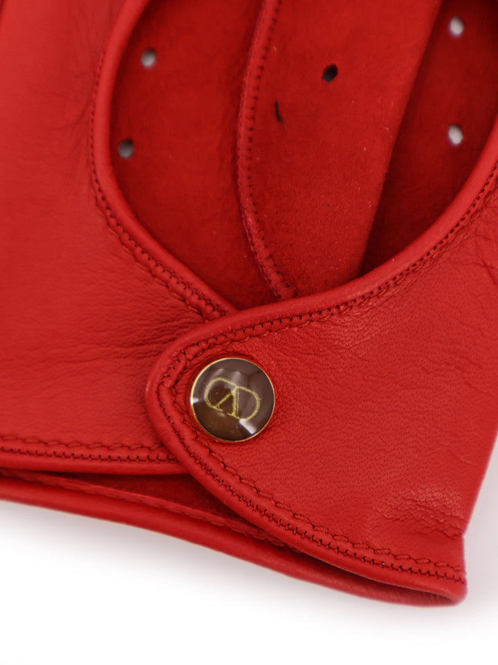 Valentino Garavani Gloves - ROUGE PUR/MARRONE/ORO | 0986791075c2a1197f73b457c8bbac01c5c5c19e