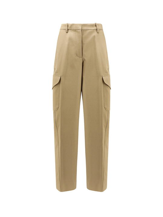 Cotton And Wool Cargo Trousers
