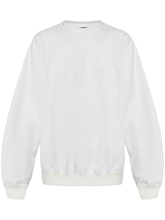 French Terry Crew Neck MÉLange Effect Sweatshirt
