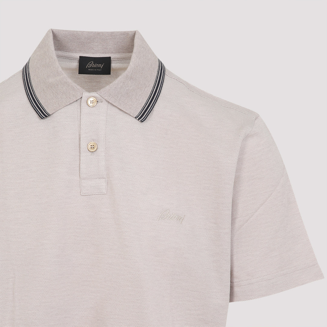 Brioni Polo - Nude & Neutrals | 0b9008ef4c09489351398b89a402ca40bd8eca28