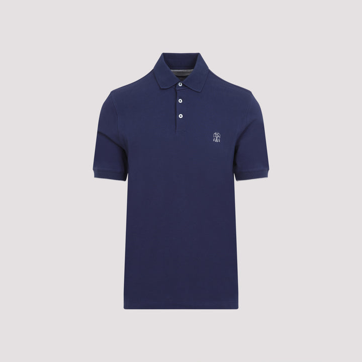Brunello Cucinelli Polo - Blue | 2ca8be6ae4ec7246dc28040f32cc10550f452940