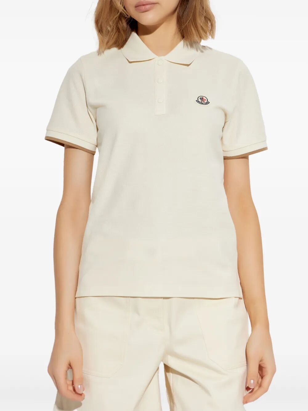 Moncler Polo - Nude & Neutrals | dff0d930dd819d2dc357175b67de4ce5a7dffee4