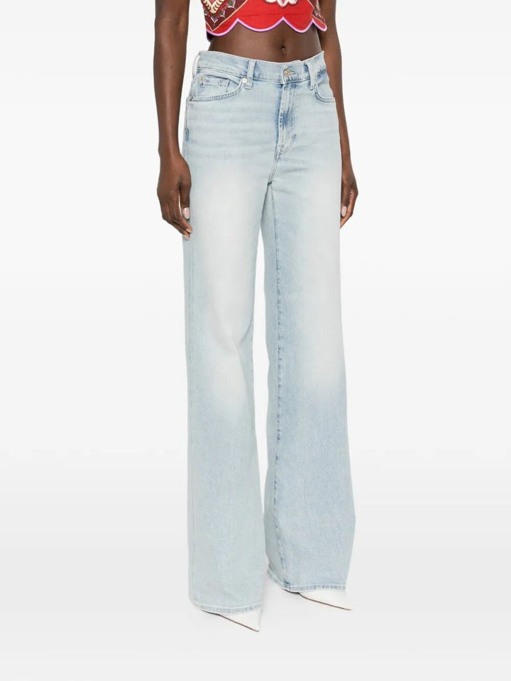 7 For All Mankind Flared - Blue | b71850c208dc0b62da87099566f5f1924c1f2b11