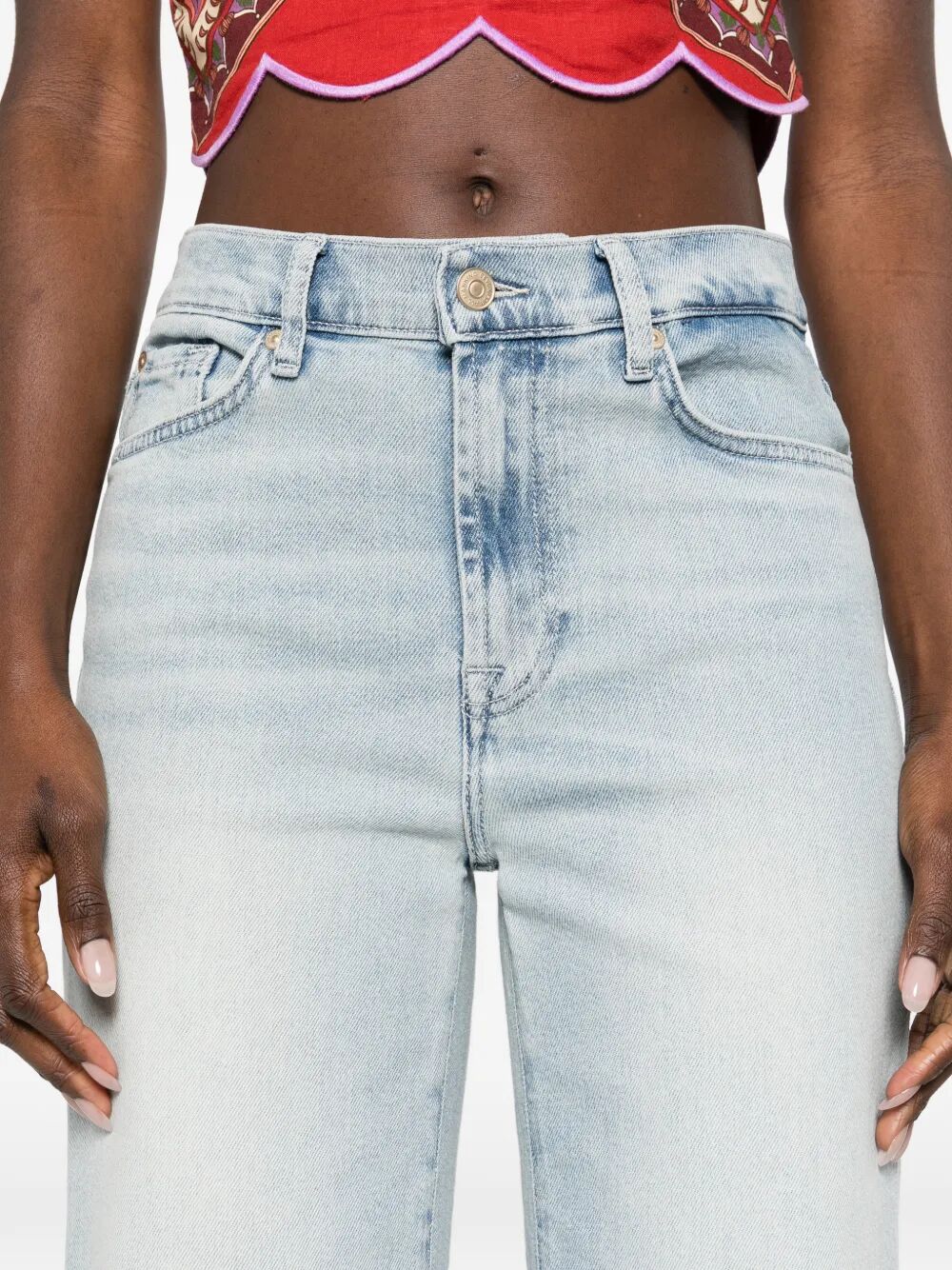 7 For All Mankind Flared - Blue | 3f5fa77aebf08fae45ae2a412bb91dd7b785b70e