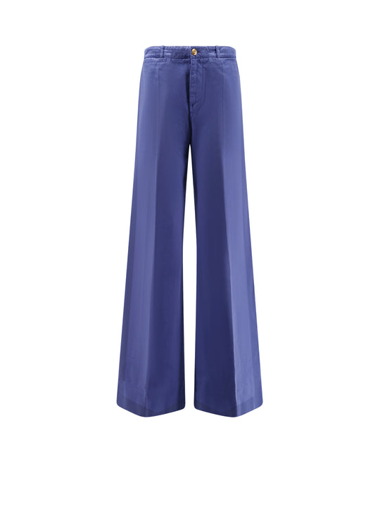 Flared Bottom Denim Trousers
