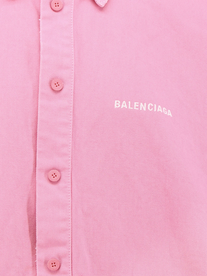 Balenciaga Shirts - BABY PINK | 1cd5ae77c95a9a3683a6554429597e0776351cbc