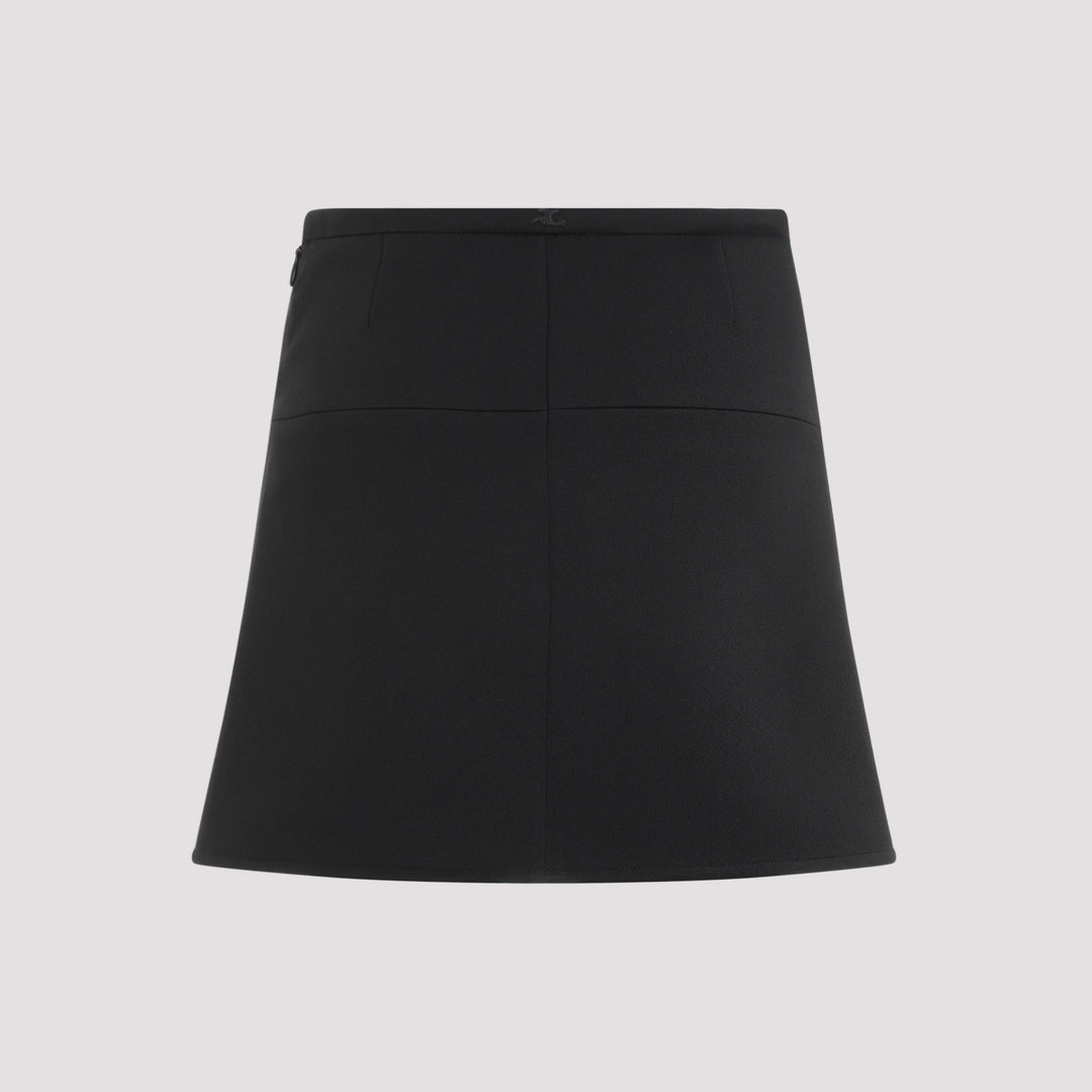 Courreges Mini skirts - Black | 875b0c1478dffe03e4cc085085cf3a6197417c2f