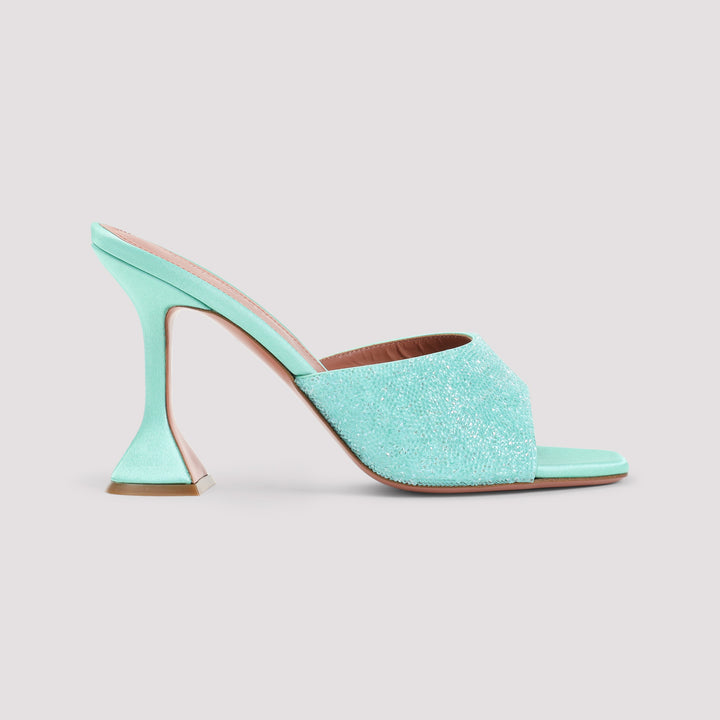 Amina Muaddi Sandals - Green | fef7007c0b7545c4d5f77222849dbfb8bcd8abb1