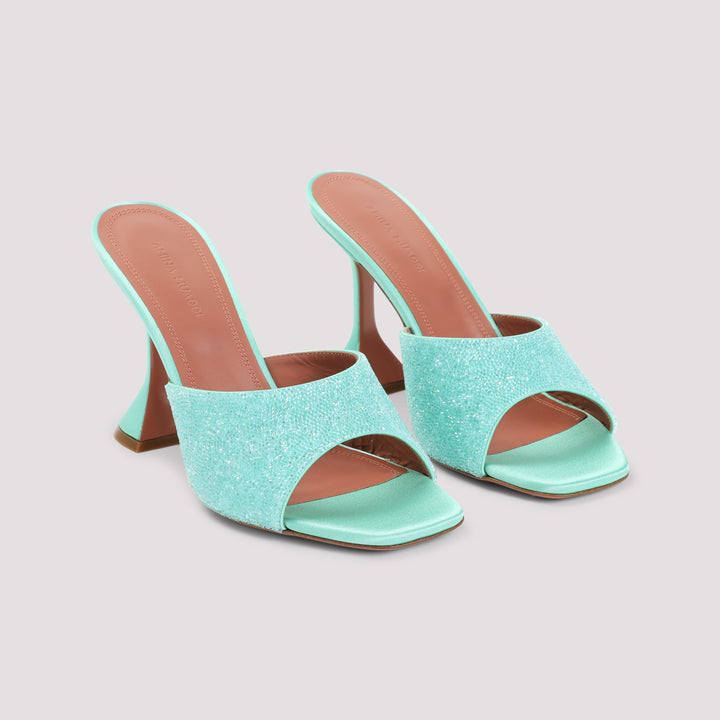 Amina Muaddi Sandals - Green | dfbc0b5f0e62d7dea8ca0b5d83ff3f2c3e9841ac