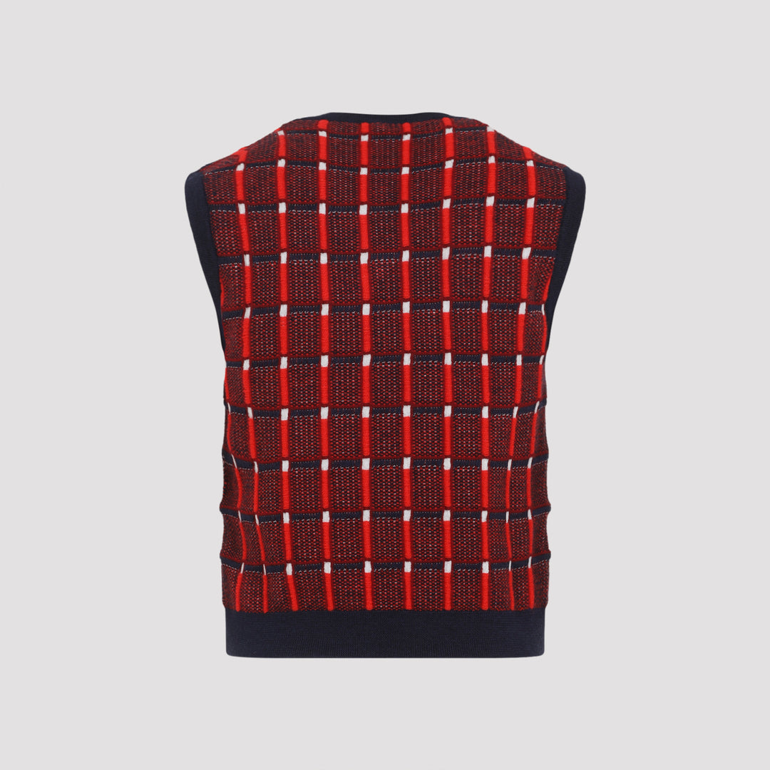 Jil Sander Gilet - Red | 3b025113586c31002a81fd5525e60601d85c9c1f