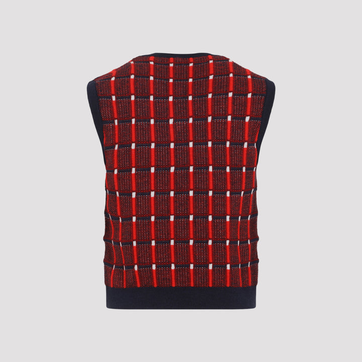 Jil Sander Gilet - Red | 3b025113586c31002a81fd5525e60601d85c9c1f