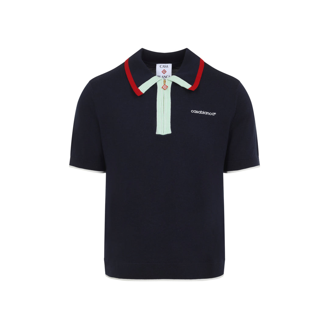 Casablanca Polo - Blue | b9181030e4f03b563cfd6f3810654acf7e110093
