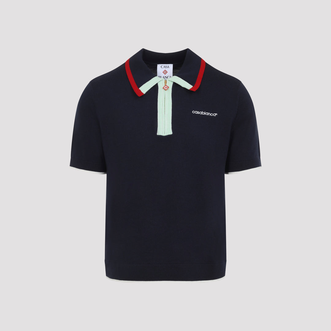 Casablanca Polo - Blue | d4041f2b18a5f1615206eeea6bdfbc4a12ed40a6
