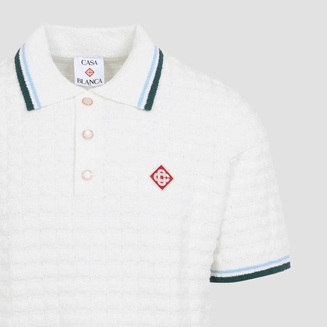Casablanca Polo - White | 4b300da3f9449f39e3a498a661732e2e448ef92b