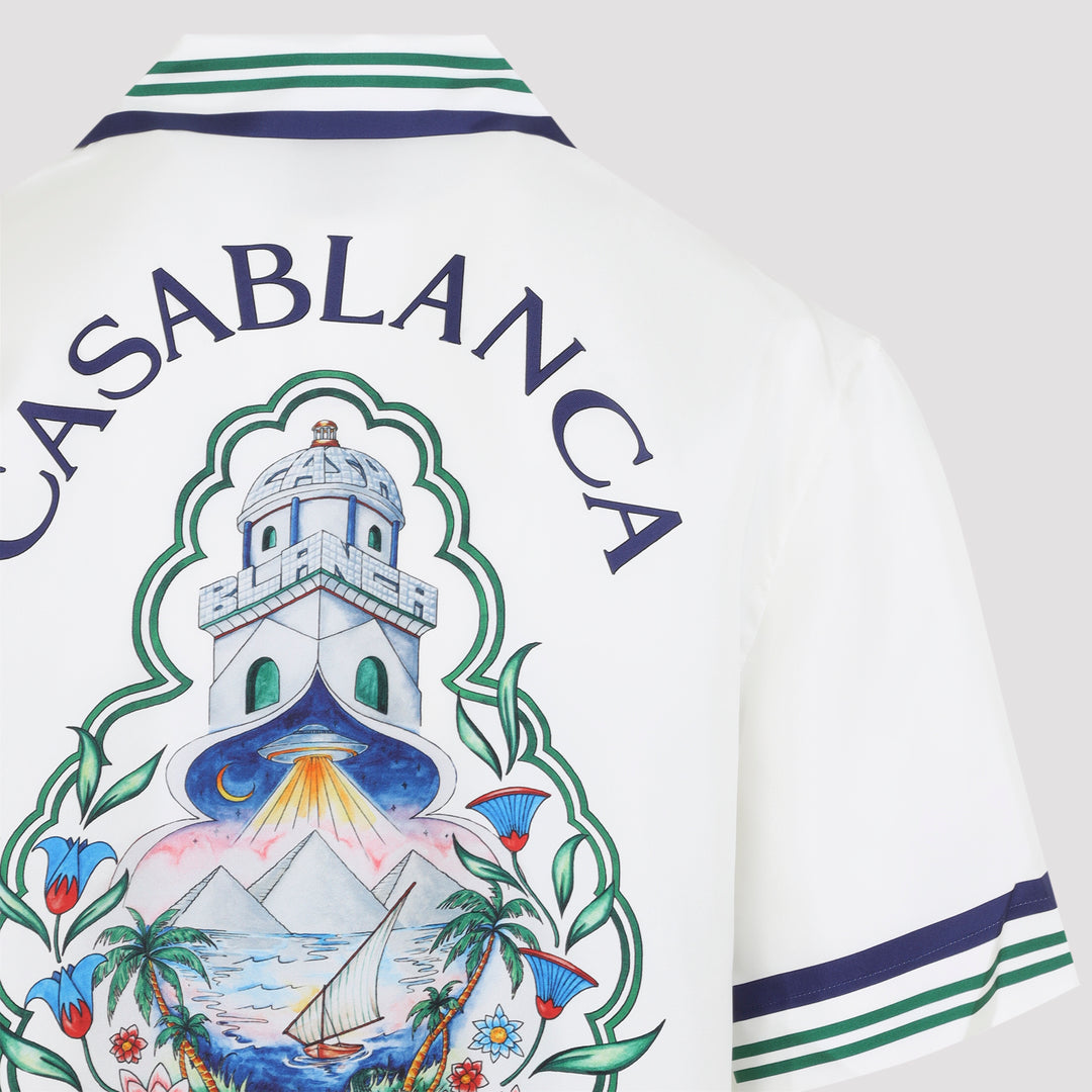 Casablanca Shirts - White | af4380438d02f81f02e2edef7f17b43d3197b116