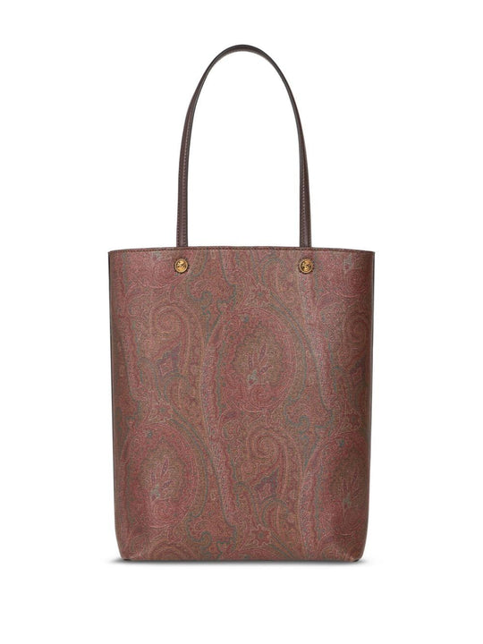 Paisley Tote Bag With Clutch