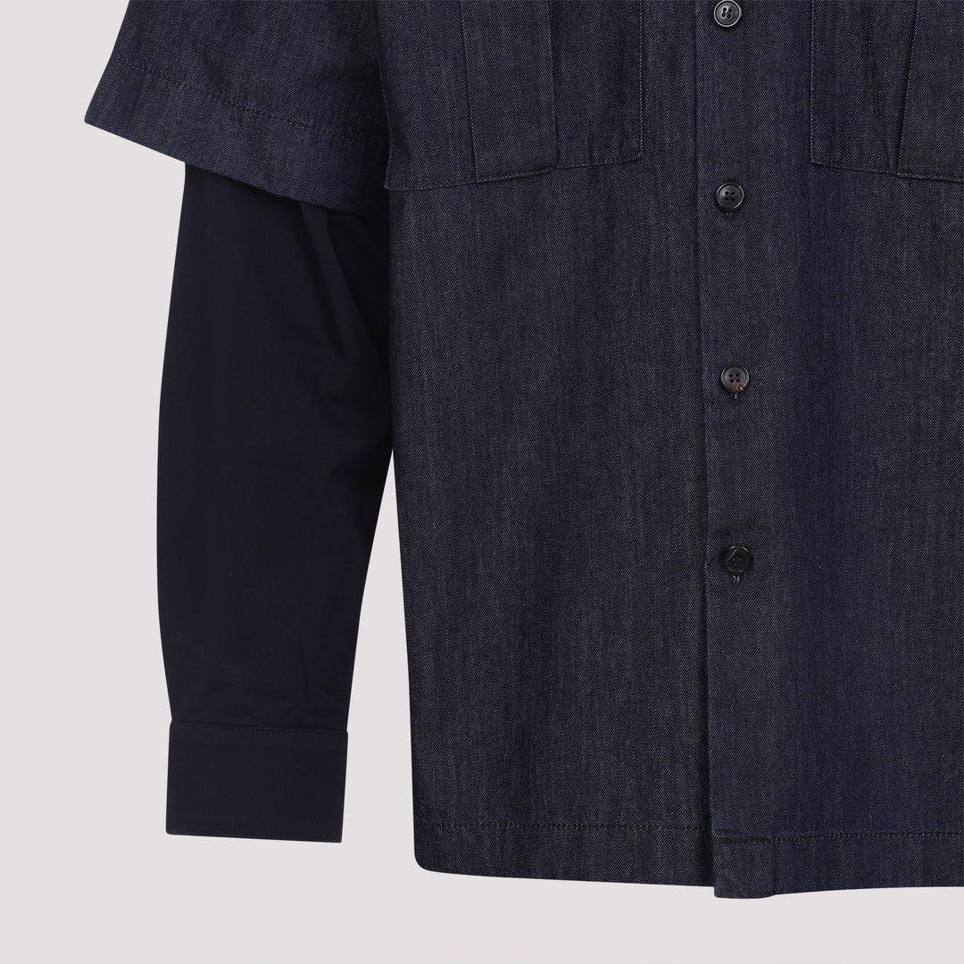 Dries Van Noten Denim&leather - Blue | 521c057b11bc1d2a11147585aed6a85639461a6f