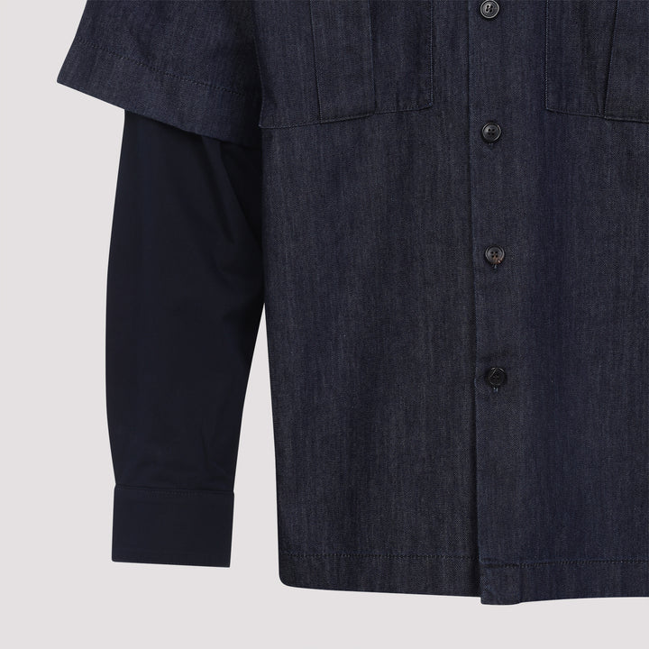 Dries Van Noten Denim&leather - Blue | 521c057b11bc1d2a11147585aed6a85639461a6f