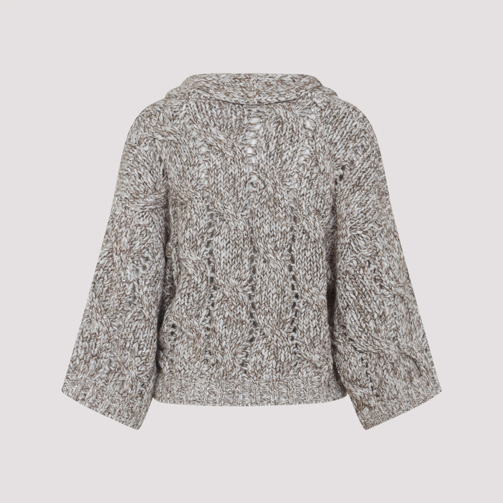 Brunello Cucinelli Cardigan - Brown | 552cc0c541f0da45c03a1c994dc55adfd6619e9d