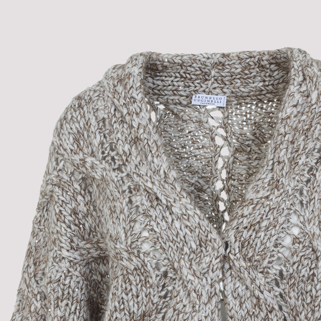 Brunello Cucinelli Cardigan - Brown | 12fda1f44de3f7ac5ec8870430a8c961fe50cd21