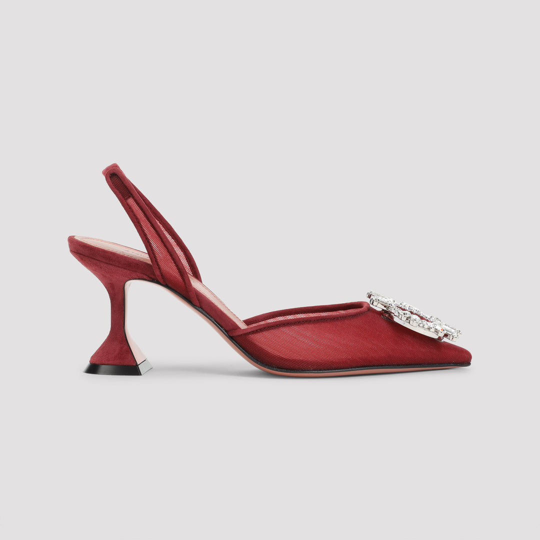 Amina Muaddi Pumps - Red | be50e0f4995230a78cabb62029d314ef12997308
