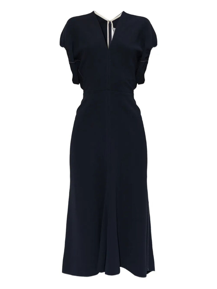 Victoria Beckham Midi dresses - Blue | 1ab0f76cf55123528686b6f52294e419a9f94998