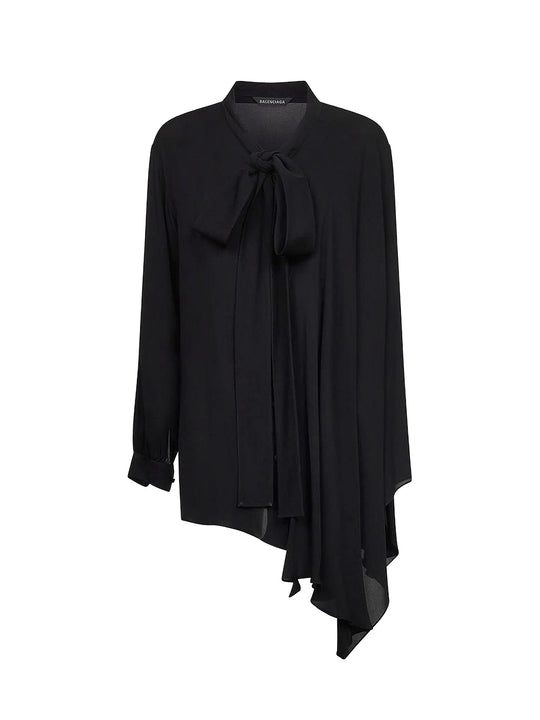 Silk Shirt With Bow