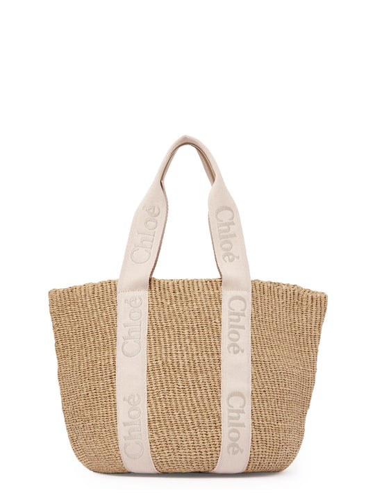 Woody Rafia Shoulder Bag