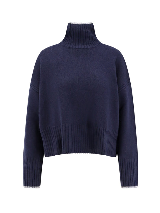 Falkland Wool And Cashmere Turtleneck Sweater