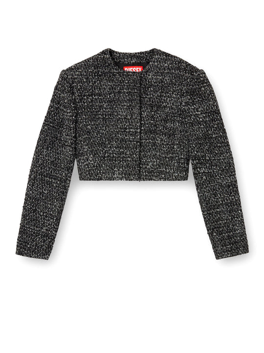 G-Crop-G Tweed Blazer