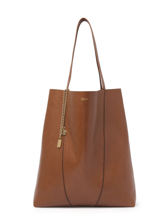 Chloé Spin Leather Shoulder Bag