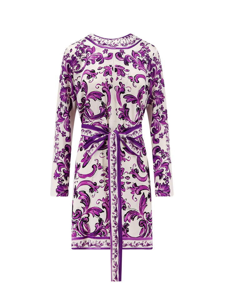Dolce & Gabbana Dresses - MAIOLICA 4L VIOLA | 234a0ffde76f50f388ef3c3b7e20b8b63b599b3a