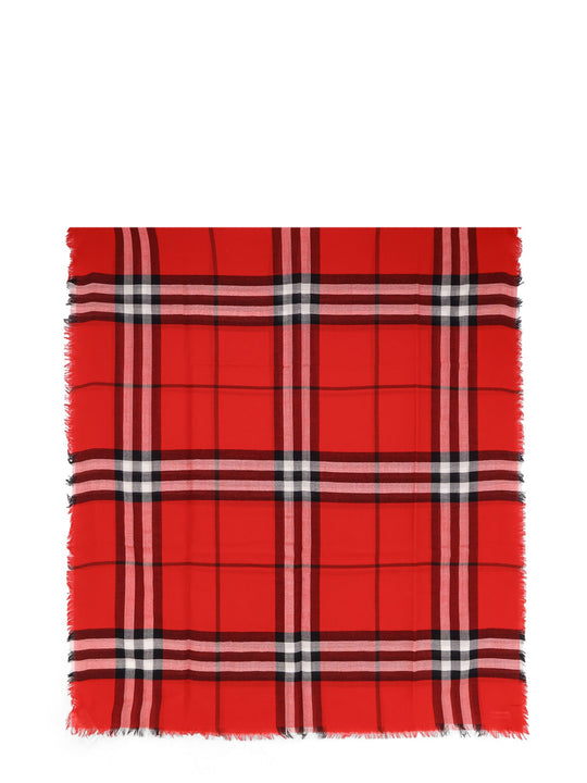 Burberry Check Wool Scarf