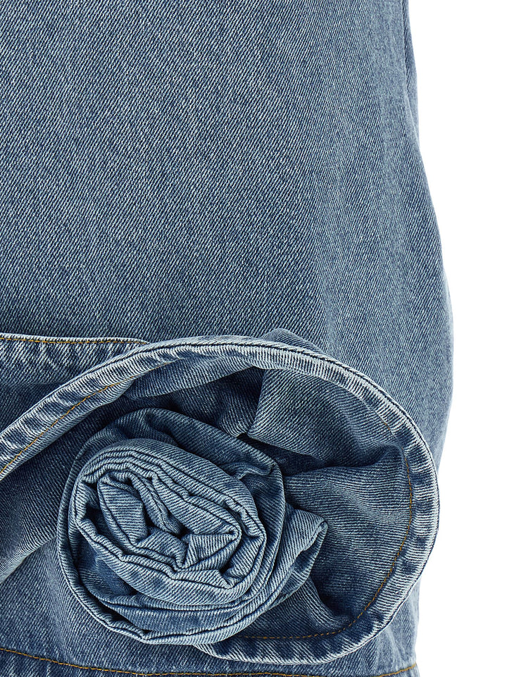 Magda Butrym Denim 10 Dress Dresses - Light Blue | 9aa46b4b31e8d775293abb4c6bf934596658a143