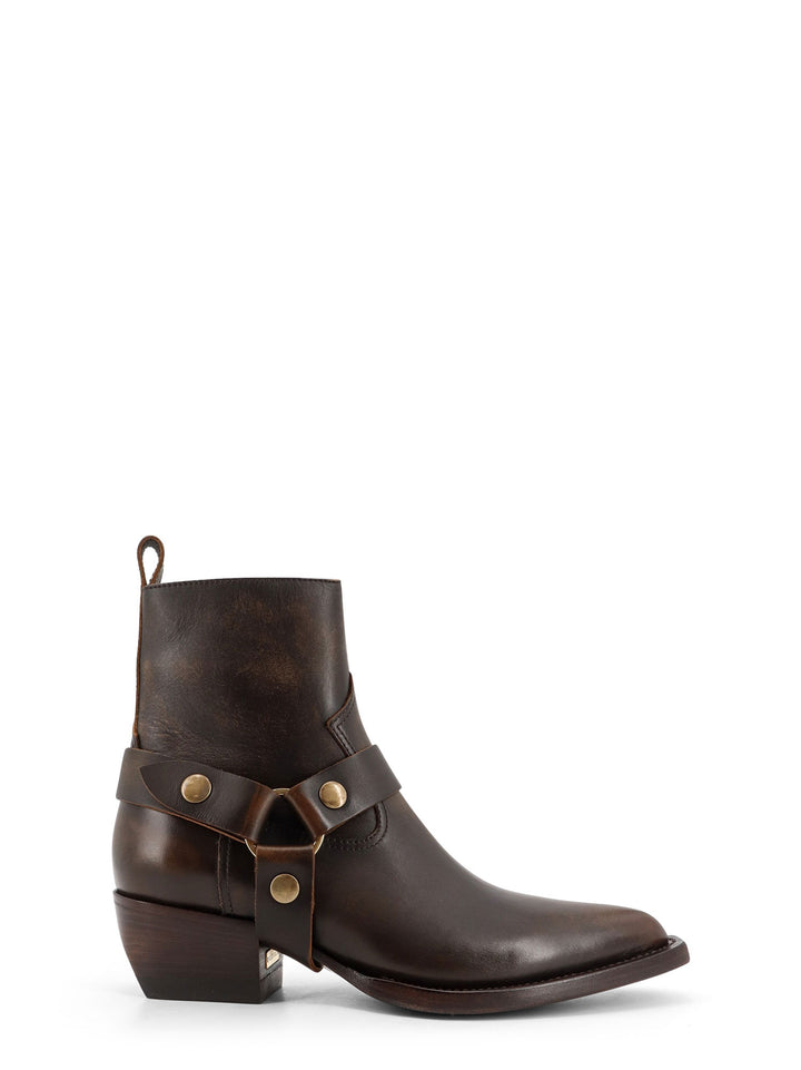 Golden Goose Boots - DARK BROWN BEIGE | d76870339e8ec0f0b069fe6c7990f423a2228237