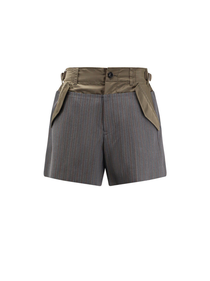 Sacai Shorts - GRAY×D/KHAKI | 5092ce631a80f01c6cb5bfcd714fc550ca24013d