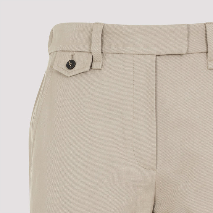 Brunello Cucinelli Cropped - Nude & Neutrals | 9b80b1f54f1de4fe24e7c78b208062b2bb657748
