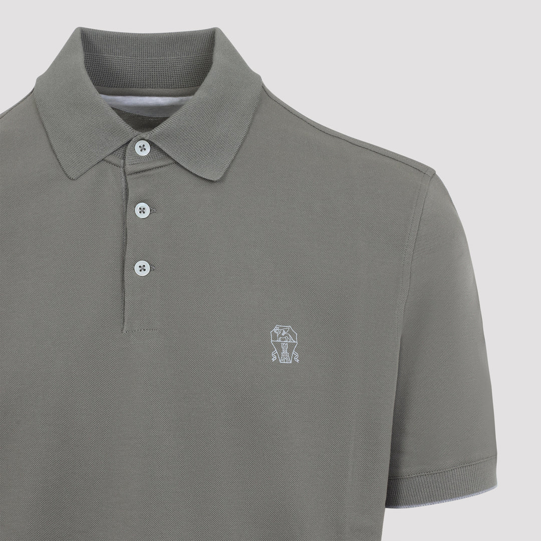 Brunello Cucinelli Polo - Green | 7caf434621066e4f9fb4275b10c2e16ea2bbeed1