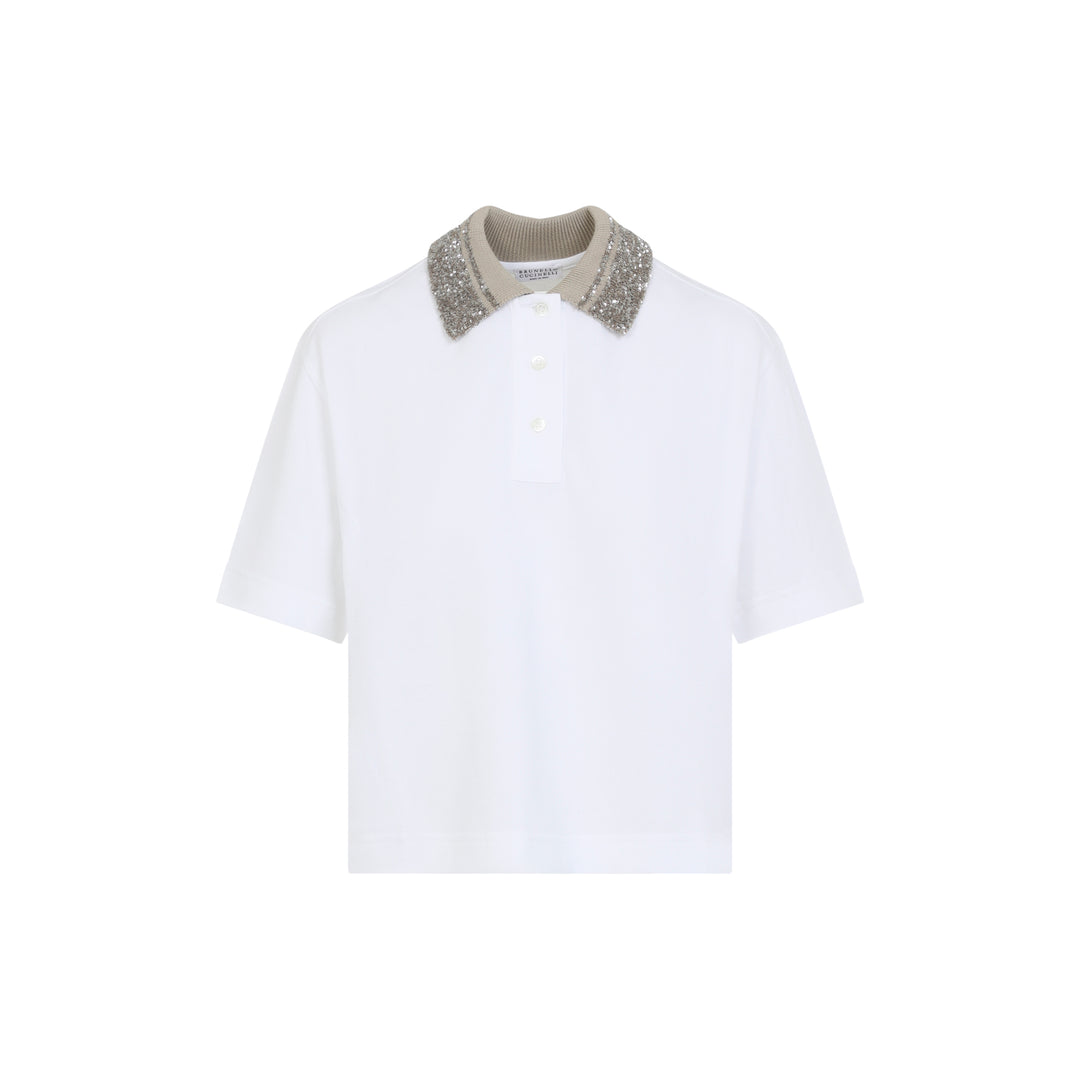 Brunello Cucinelli Polo - White | 4df2438d4d6a26777eabbbea89c7f602facf193d