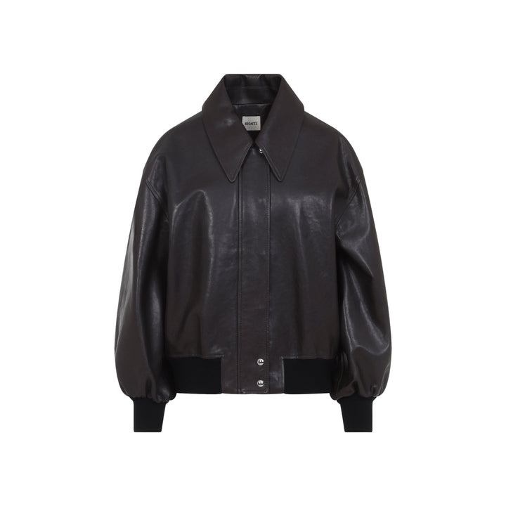 Khaite Leather - Brown | df5129ea2b19fc1bbee11591b94498e0582711f3