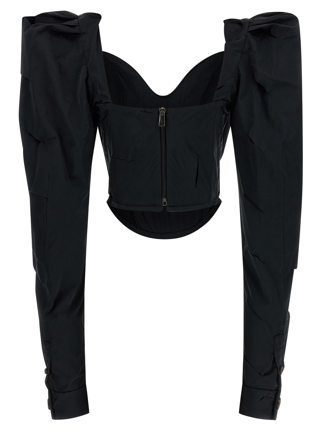 Vivienne Westwood Ls Sunday Corset Tops - Black | a99654c198deeb3771cf75d04747b26d0f946dba