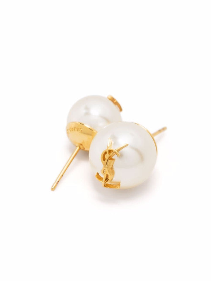 Saint Laurent Paris Orecchini - White | db53275416658f942576a4d8dd7a1c6f969340ca