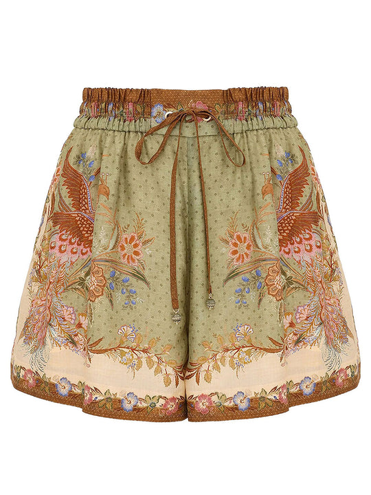 Indra Relaxed Silk Shorts