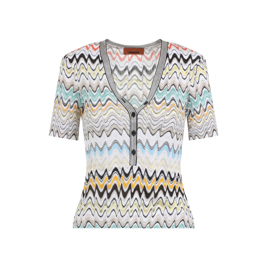 Missoni V neck - Multicolour | 3e99f81db6e8001074e81119a12abe7769ccf542