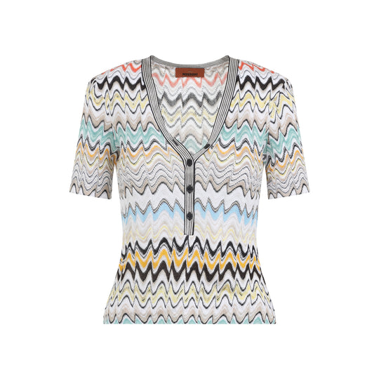 V Neck Multicolour